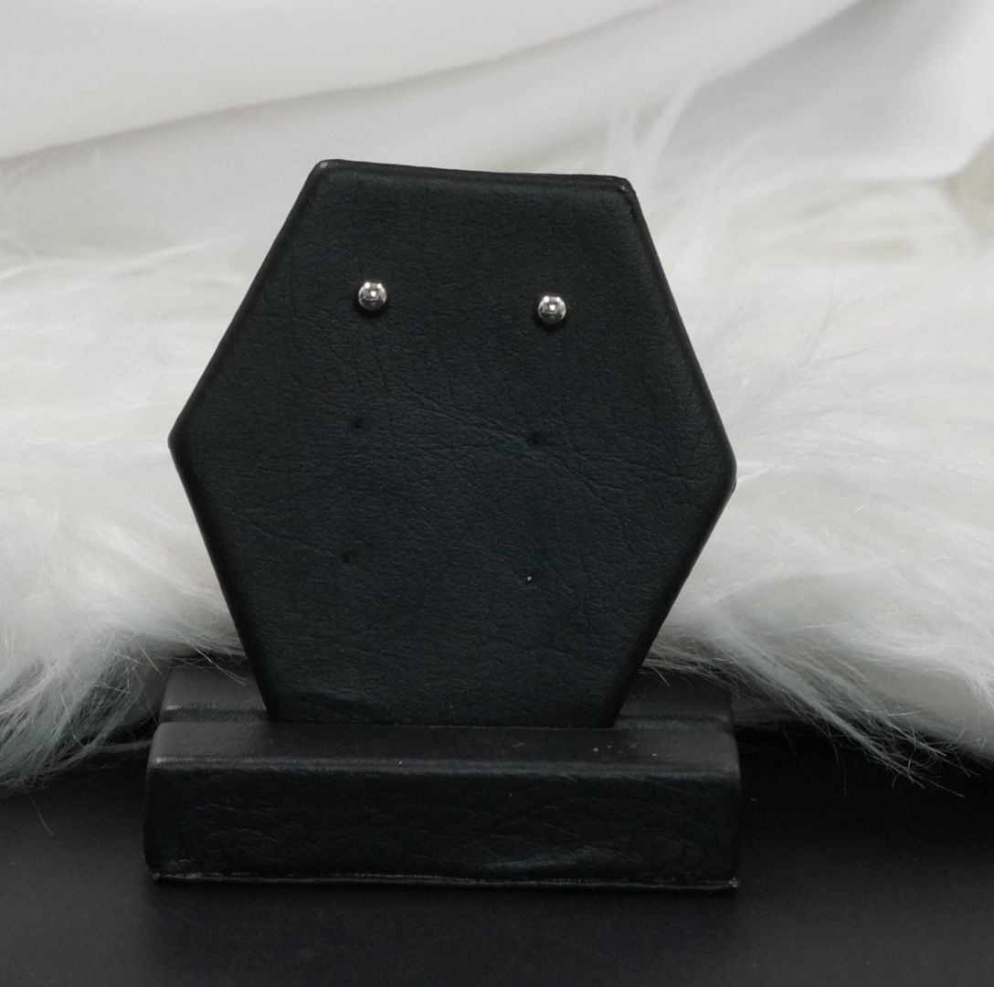 Miniatura 2 de TOPO PLATEADO SENCILLO ACERO 4MM